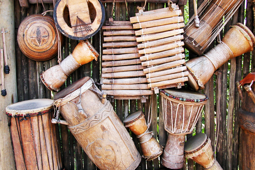 brown wooden percussion instruments